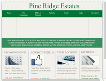 Tablet Screenshot of pineridgehoa.org